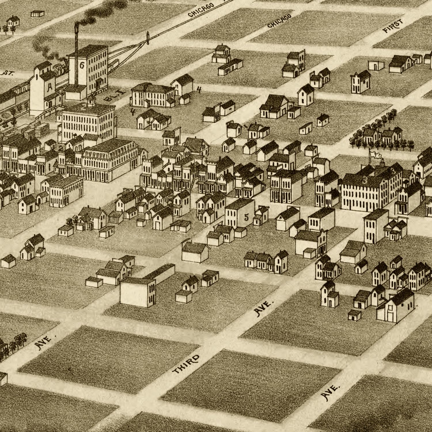old Aberdeen map
