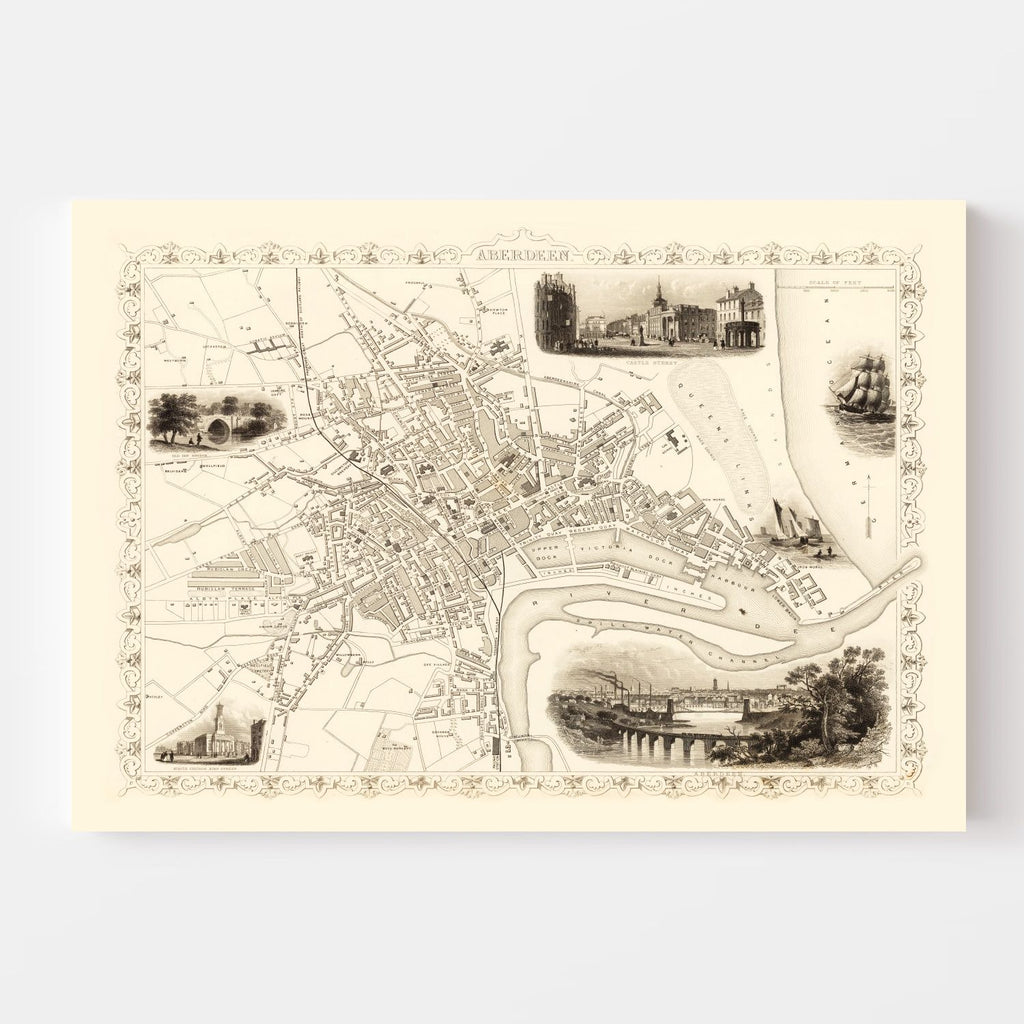 map of Aberdeen